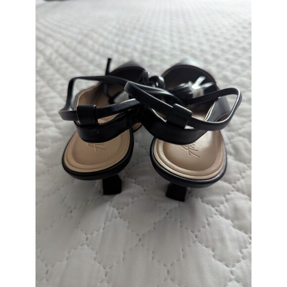 👠 Arromic Strappy Kitten Heels Slingback Pumps Black 8.5 - Picture 7 of 13